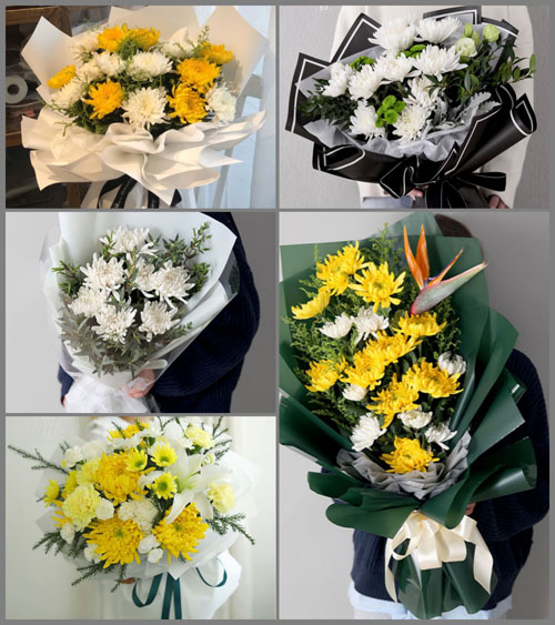 安徽黄山市休宁县万安镇白事花束代送